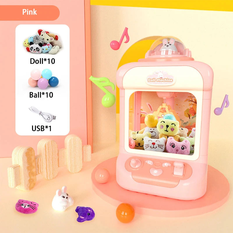 Mini Claw Machine Arcade – Fun Crane Game with Lights & Music