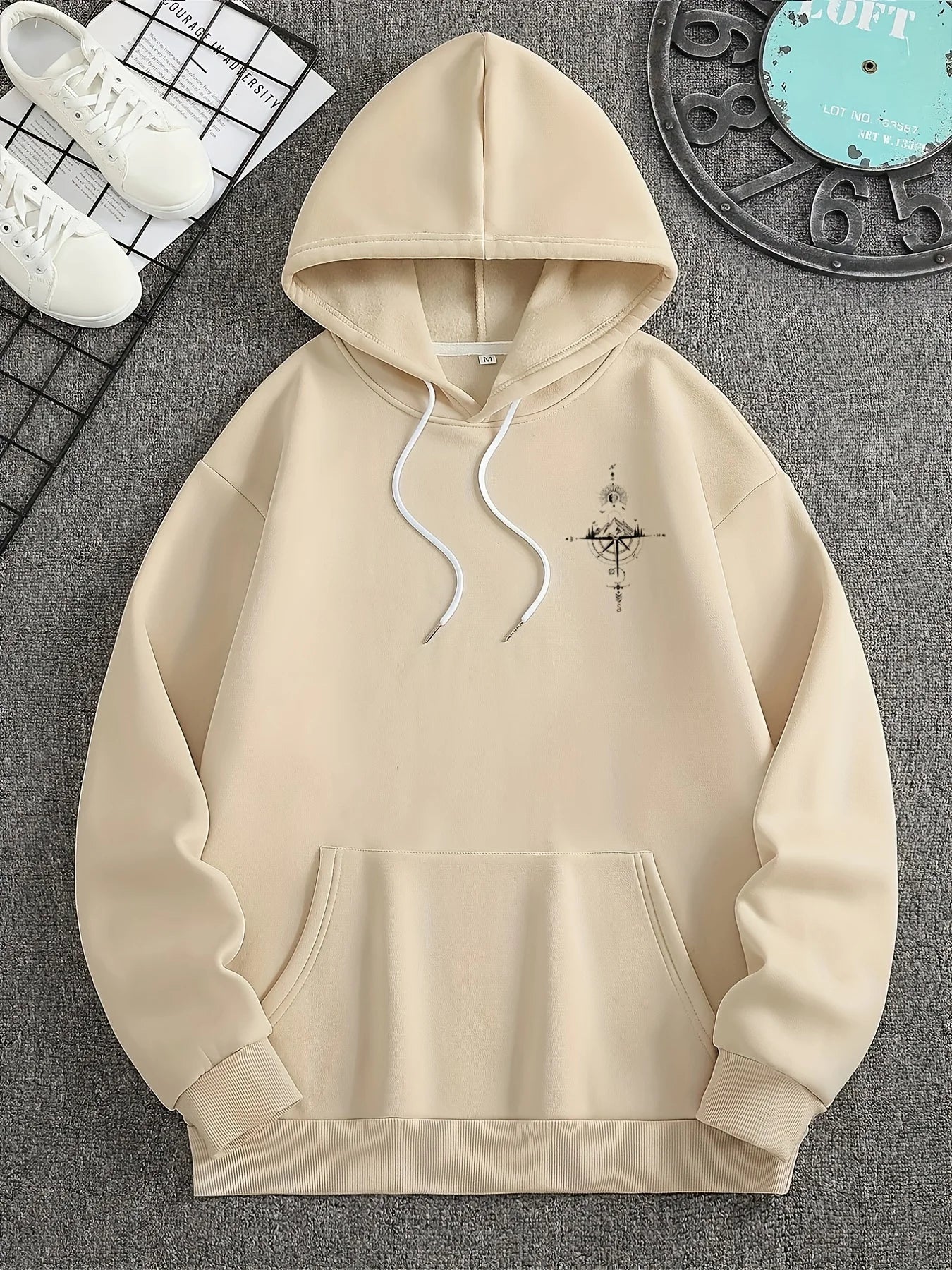 Men’s Galaxy Hoodie – Space Print Pullover Sweatshirt with Pocket, Autumn & Winter Fleece