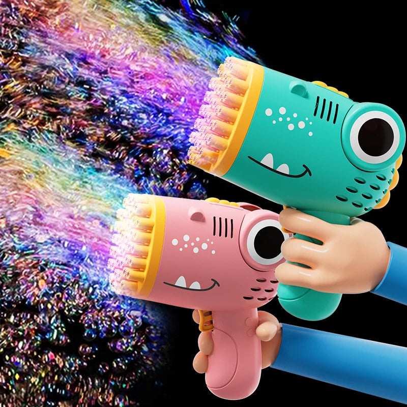 Handheld Dinosaur Bubble Machine