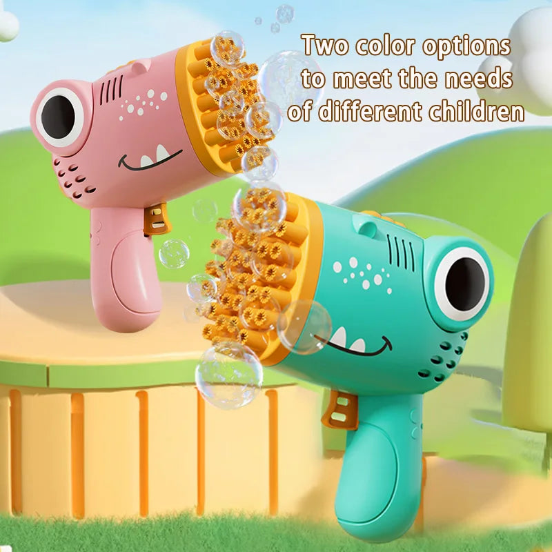 Handheld Dinosaur Bubble Machine