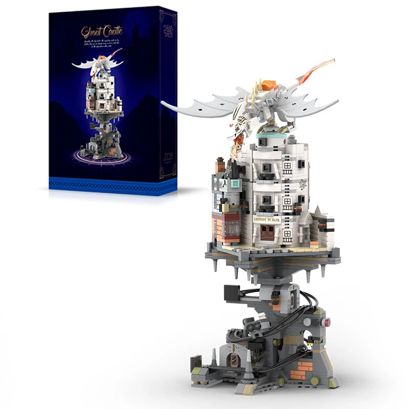 Wizard Tower Magic World Dragon MOC Building Set