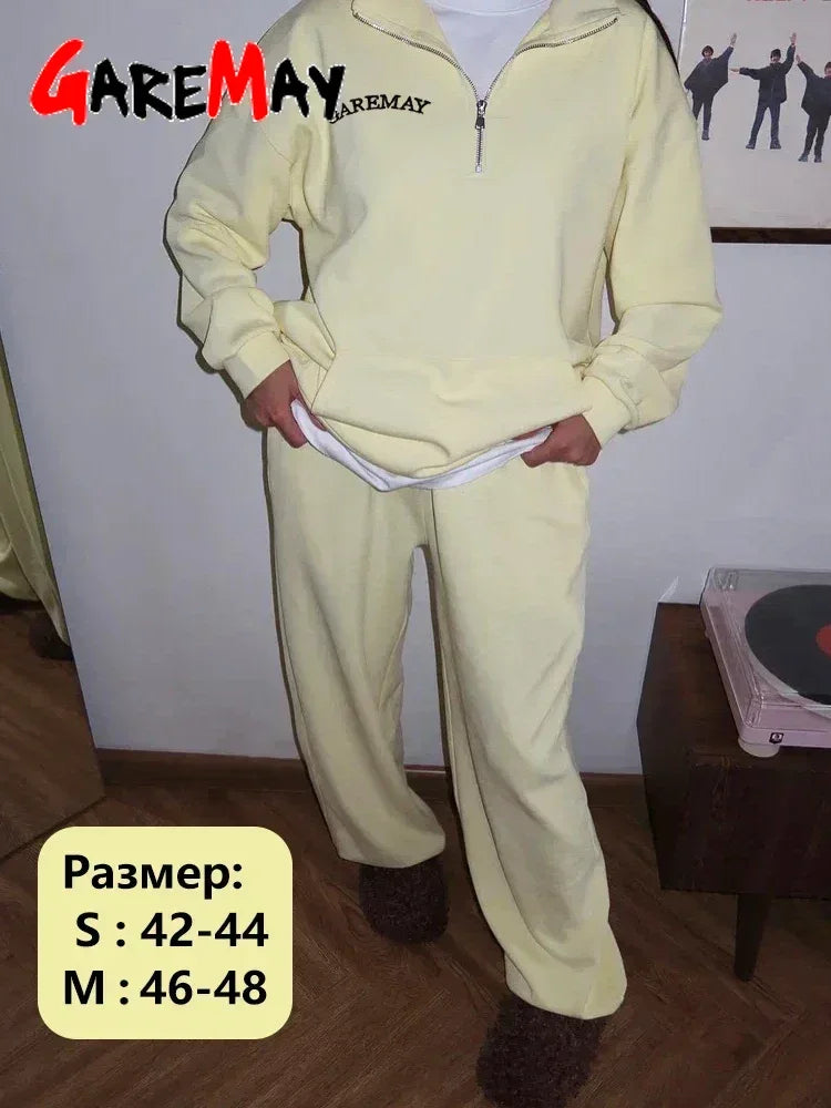 Spring Women’s Tracksuit with Zipper