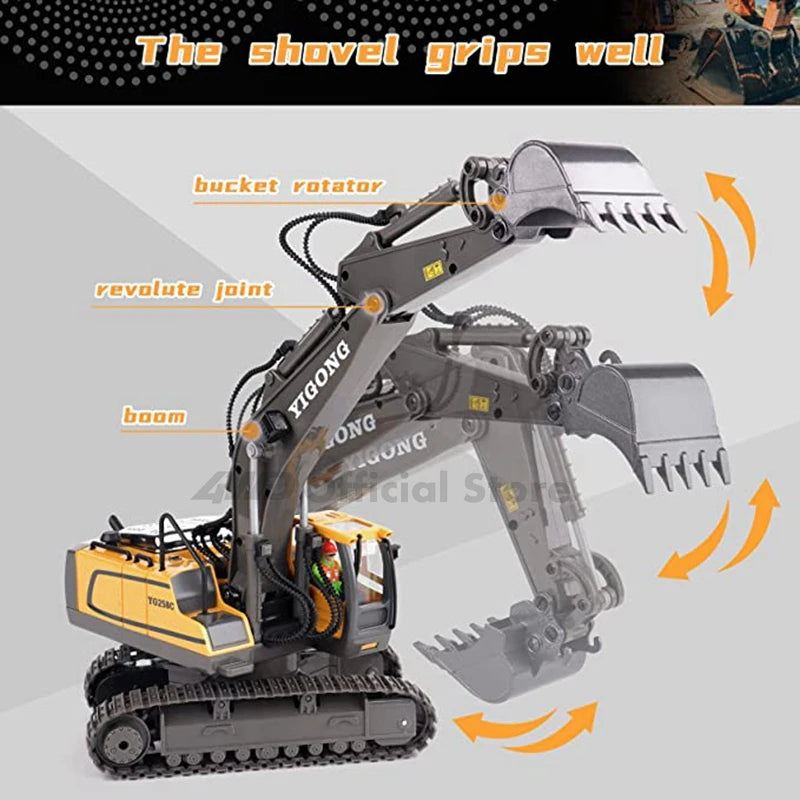 TitanX 4WD RC Excavator &amp; Dump Truck