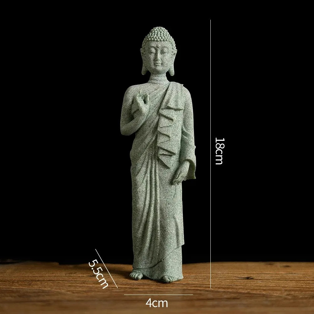 Tranquil Buddha Mini Statue – Zen Garden, Aquarium & Home Decor