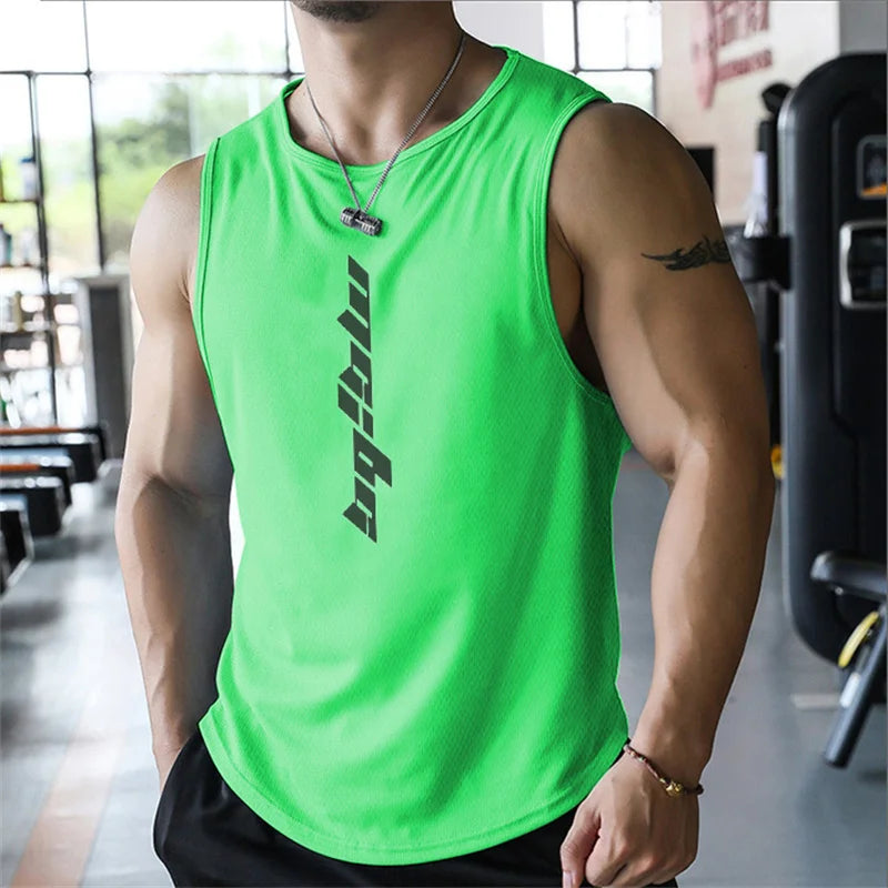 Men’s Fitness Sports Tank Top – Sleeveless Gym & Running Shirt