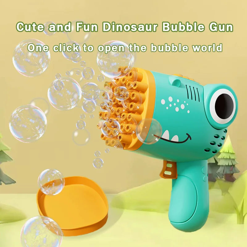 Handheld Dinosaur Bubble Machine