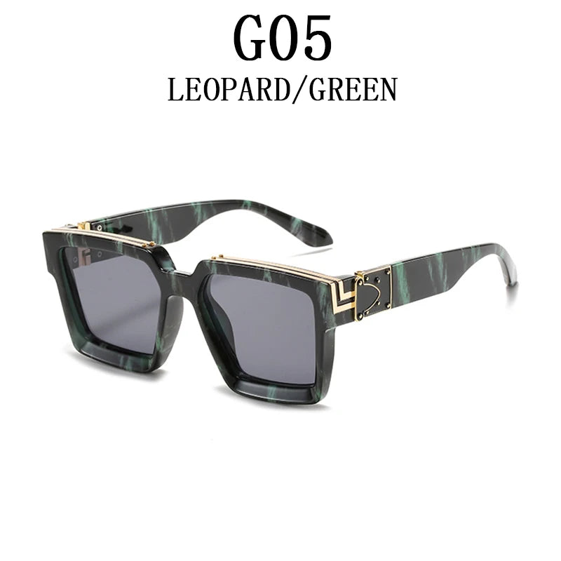 Millionaire Vintage Square Sunglasses