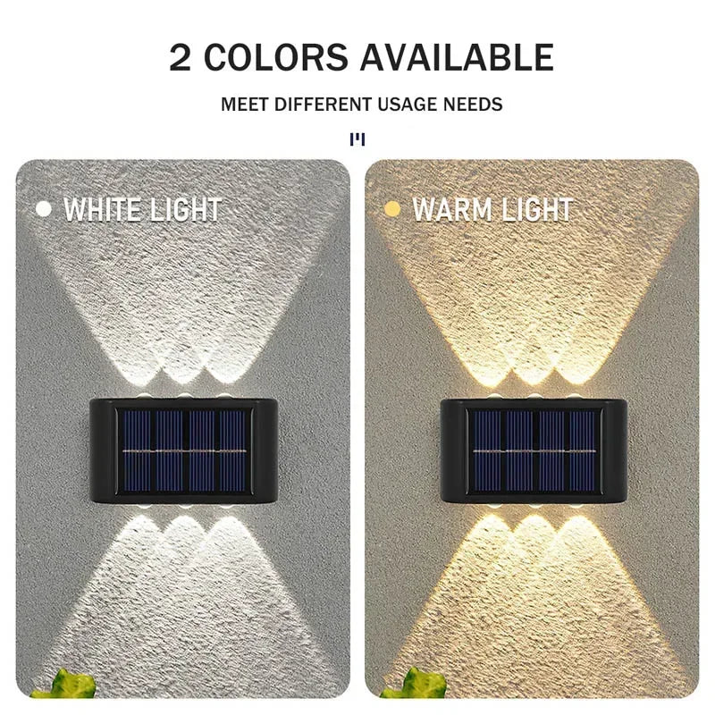 Solar Wall Lamp Outdoor Waterproof LED Light