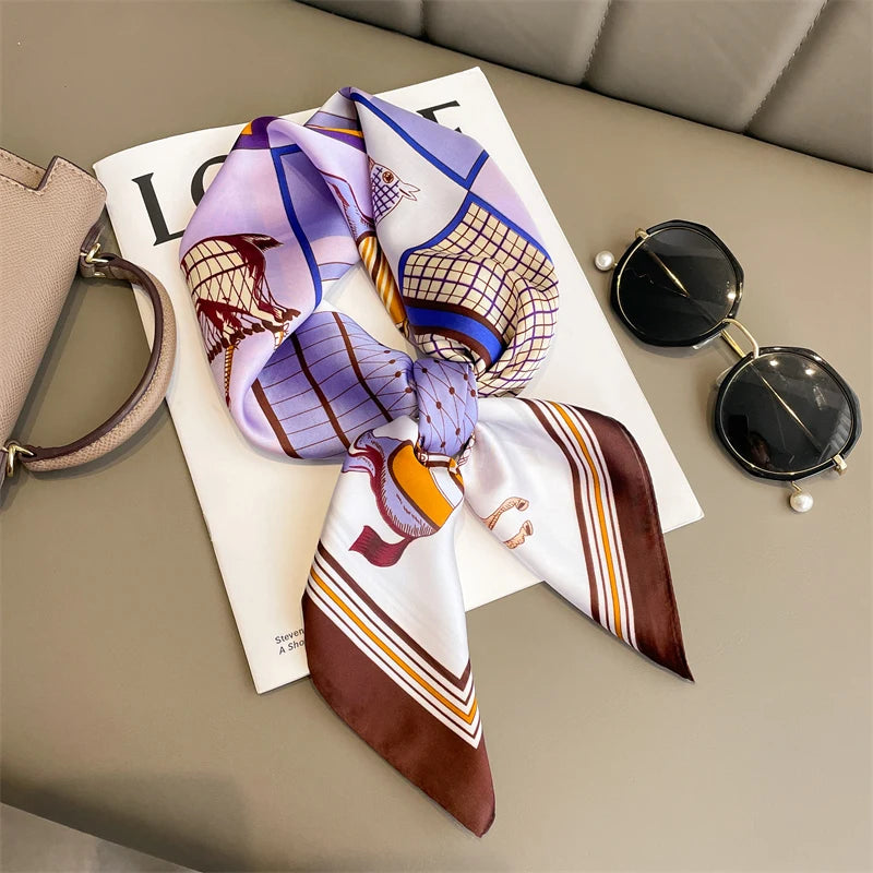 Women’s Fashion Square Silk Scarf