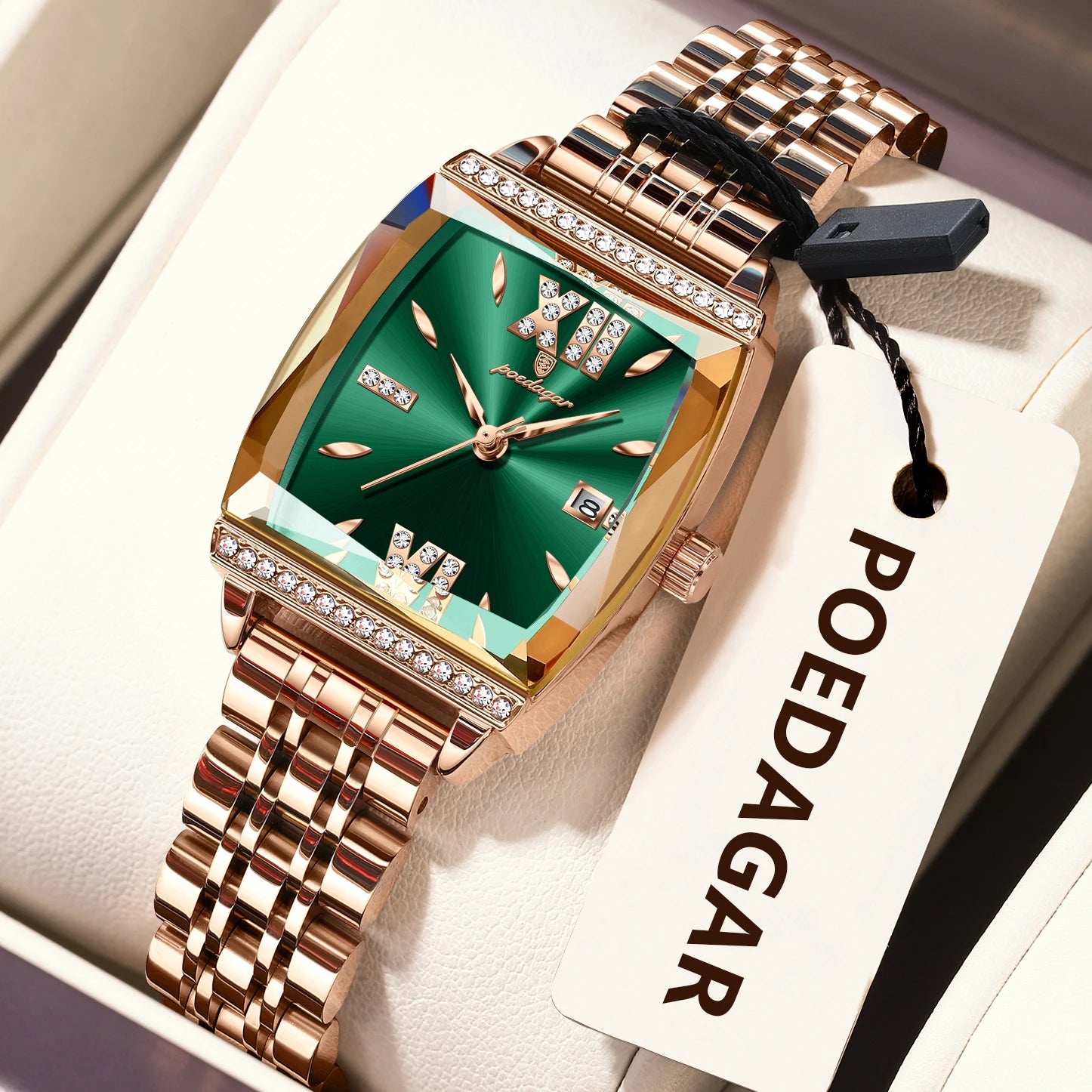 POEDAGAR Diamond Luxury Watch