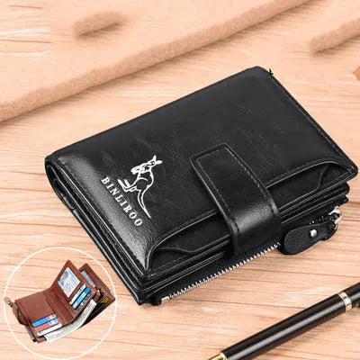 Luxury Leather RFID Men’s Wallet