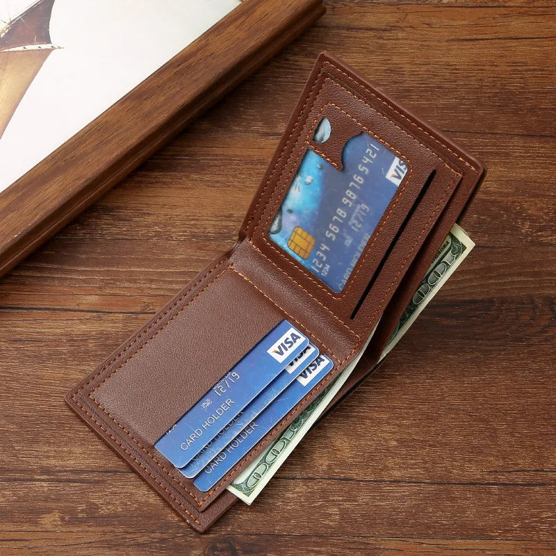Slim RFID Blocking Men’s Wallet with Money Clip