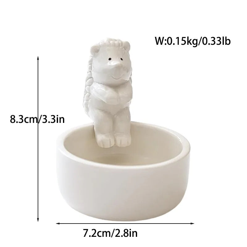 Cute Ceramic Kitten Candle Holde