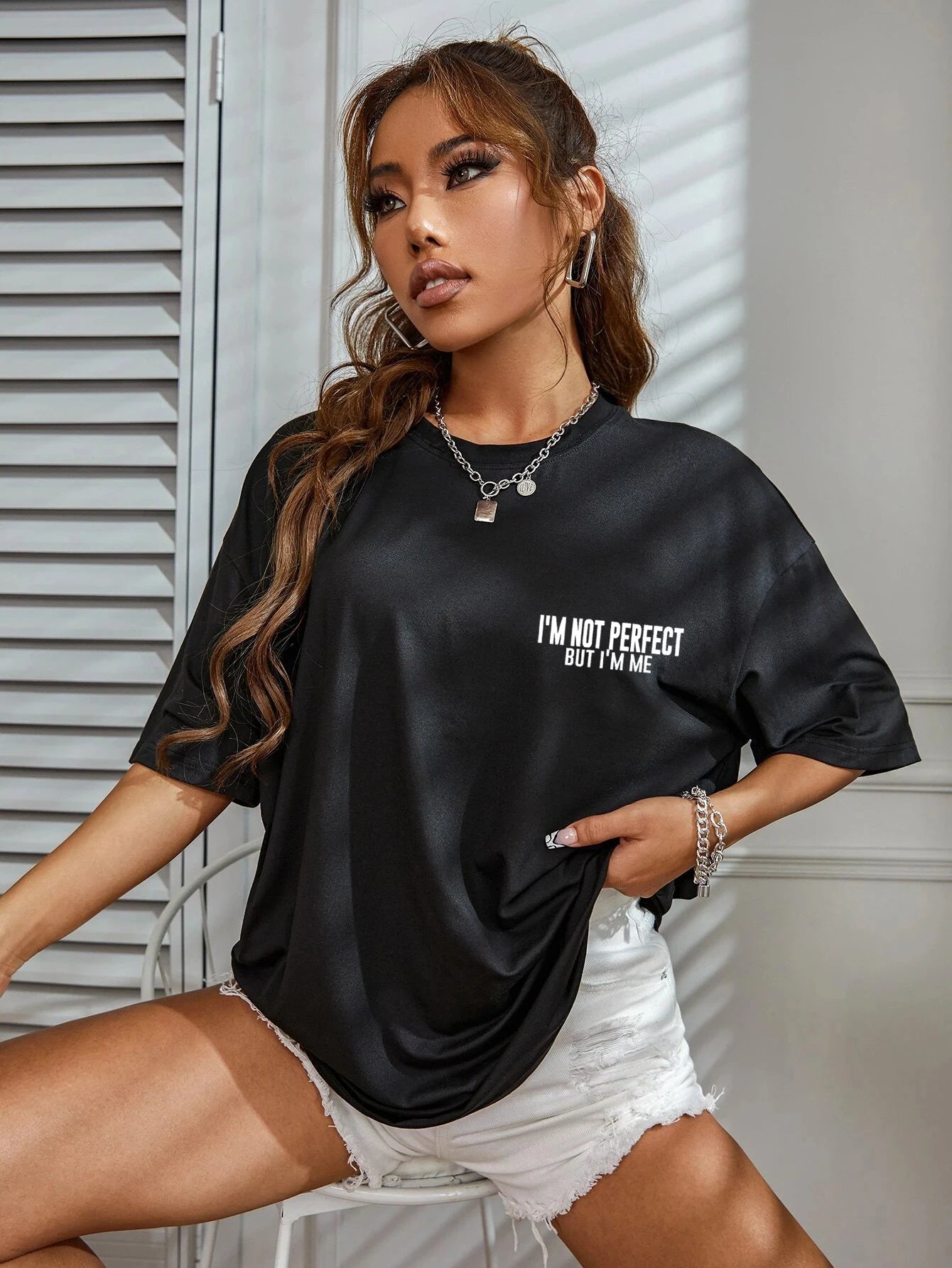 Plus-Size Printed Cotton T-Shirts for Women