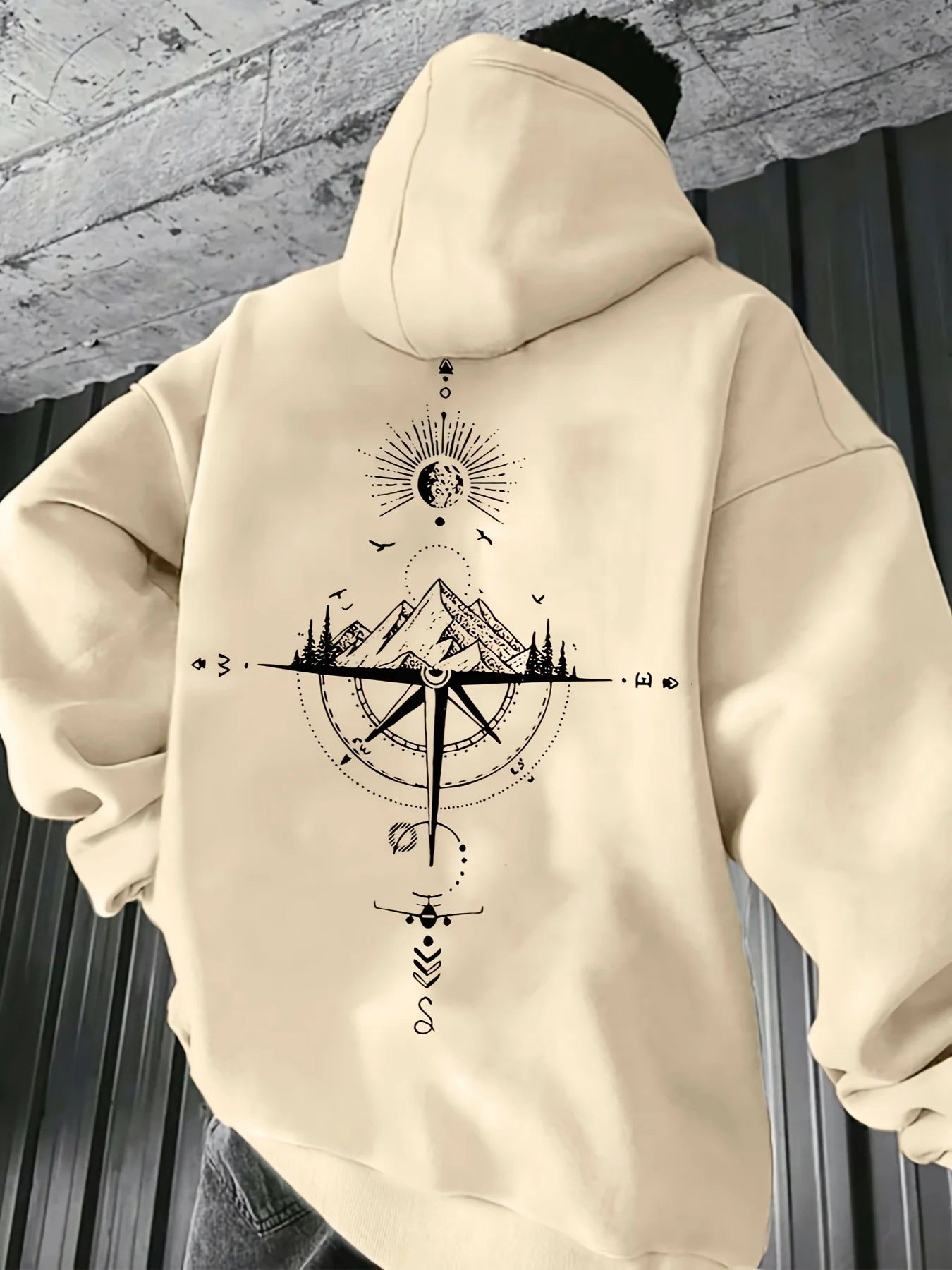 Men’s Galaxy Hoodie – Space Print Pullover Sweatshirt with Pocket, Autumn & Winter Fleece