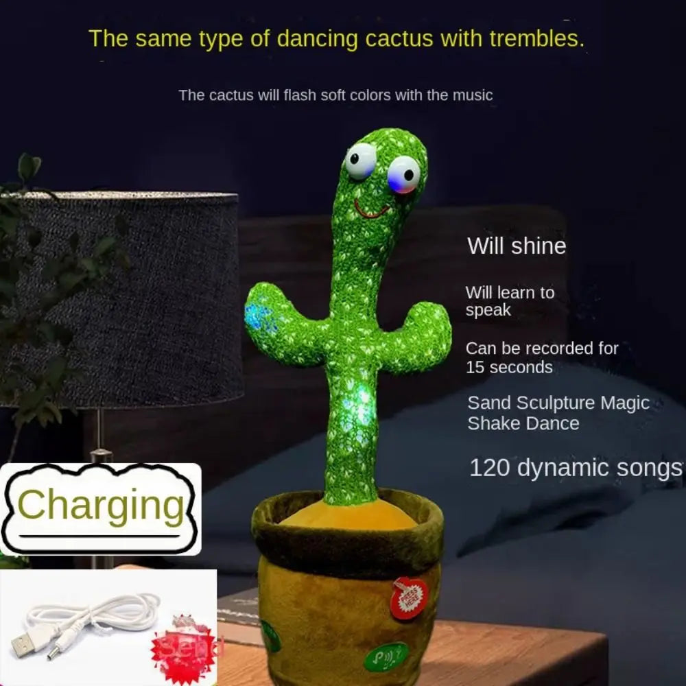 Dancing Cactus – The Fun Interactive Toy That Dances, Talks & Lights Up!