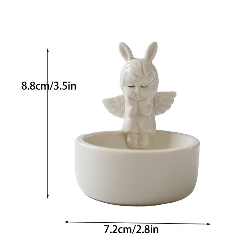 Cute Ceramic Kitten Candle Holde