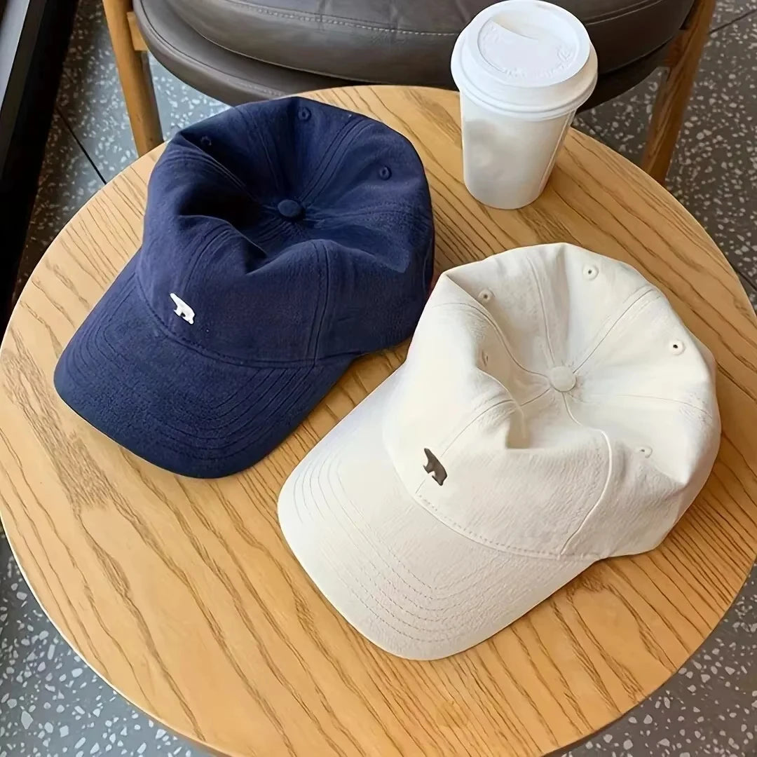 Polar Bear Embroidered Baseball Cap