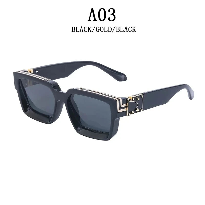 Millionaire Vintage Square Sunglasses