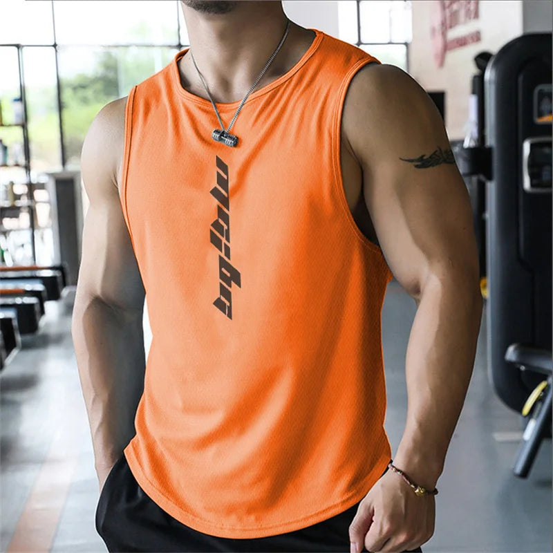 Men’s Fitness Sports Tank Top – Sleeveless Gym & Running Shirt