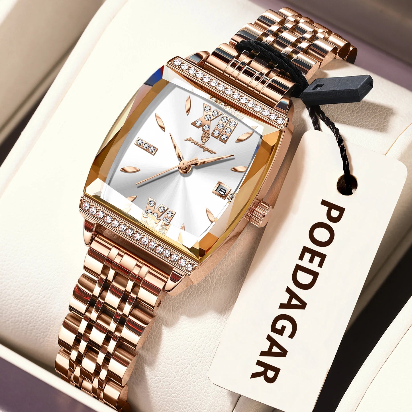 POEDAGAR Diamond Luxury Watch