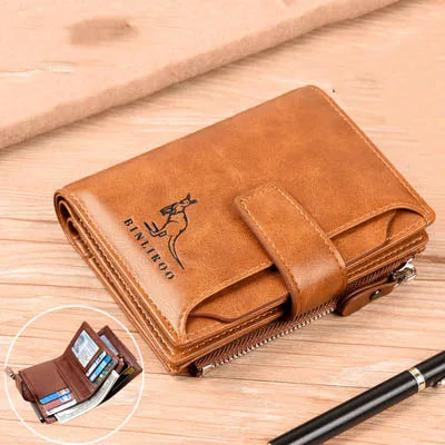 Luxury Leather RFID Men’s Wallet