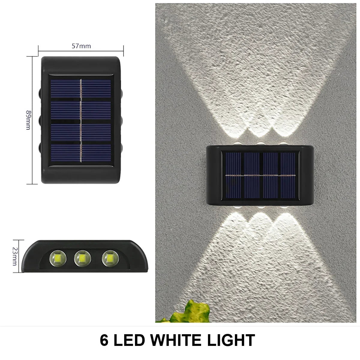 Solar Wall Lamp Outdoor Waterproof LED Light