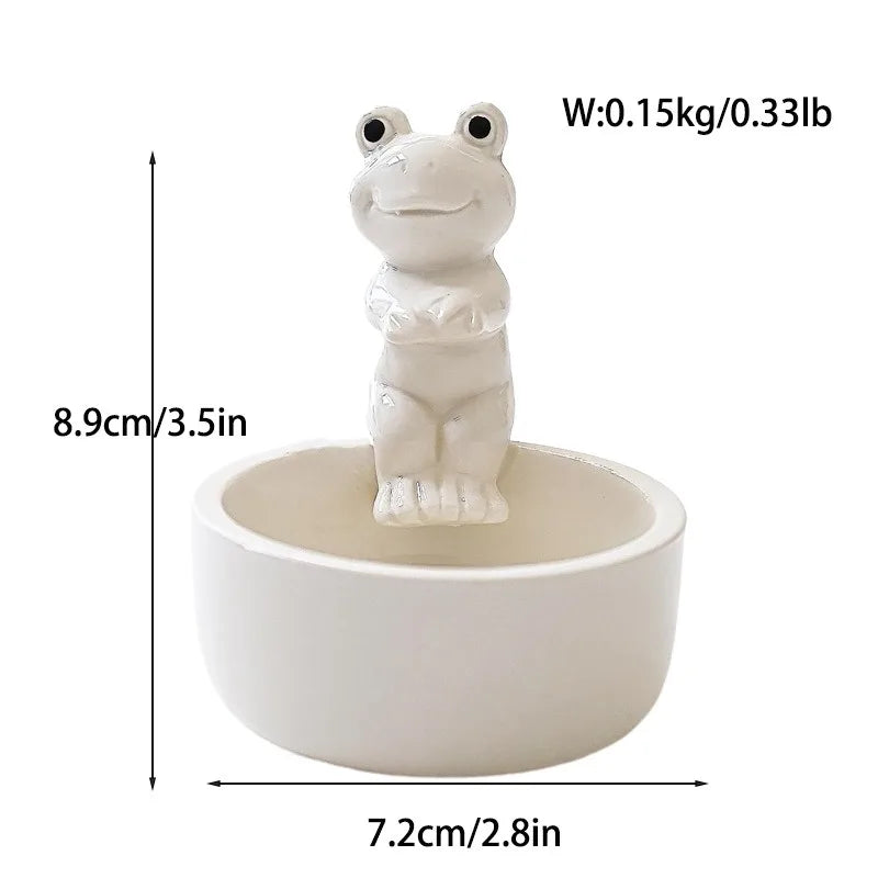 Cute Ceramic Kitten Candle Holde