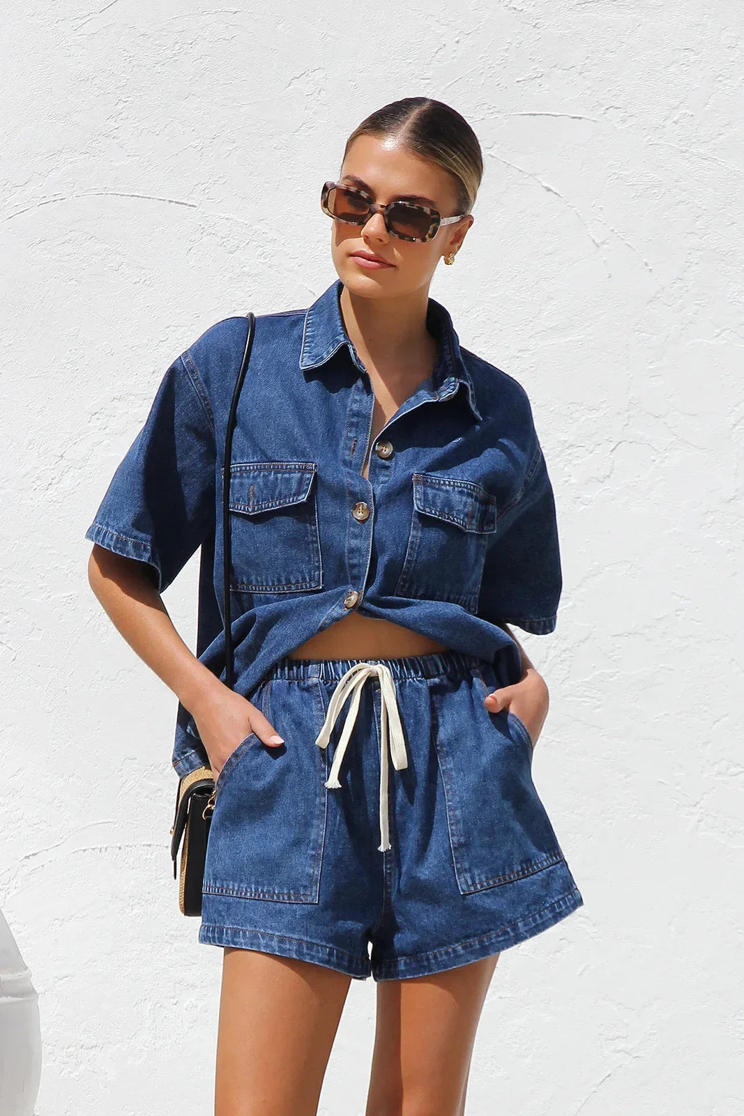 Mandylandy Women’s 2-Piece Denim Outfit