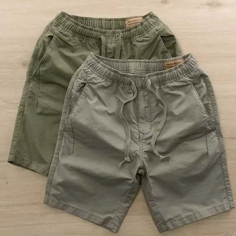 Durable Men’s Work Shorts – Loose-Fit Cotton Casual Workwear