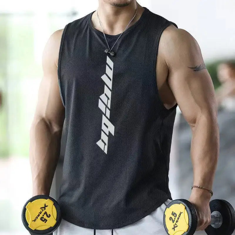 Men’s Fitness Sports Tank Top – Sleeveless Gym & Running Shirt