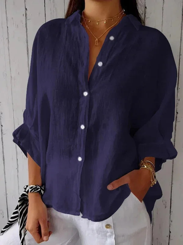 Summer Cotton Linen T-Shirt for Women – Casual Loose Fit Streetwear Top