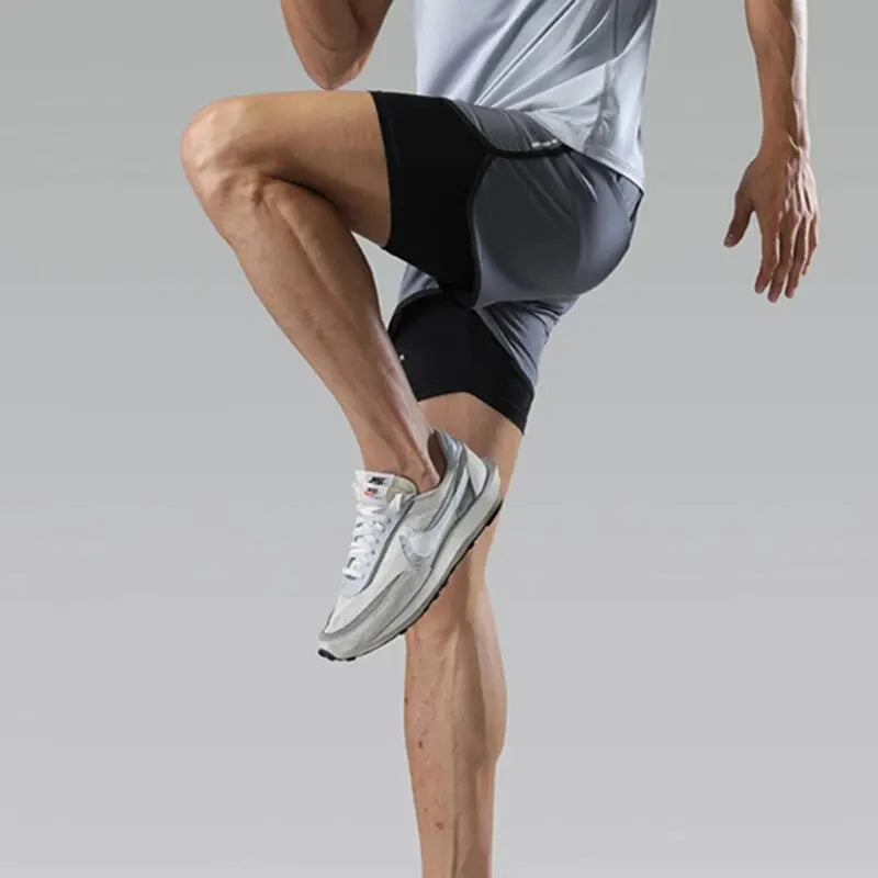 Men’s Aloe Pants Two-Layer Swim Trunks – Stylish, Quick-Drying & Comfortable