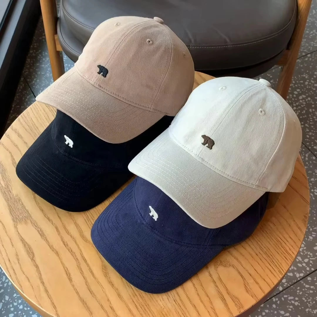 Polar Bear Embroidered Baseball Cap