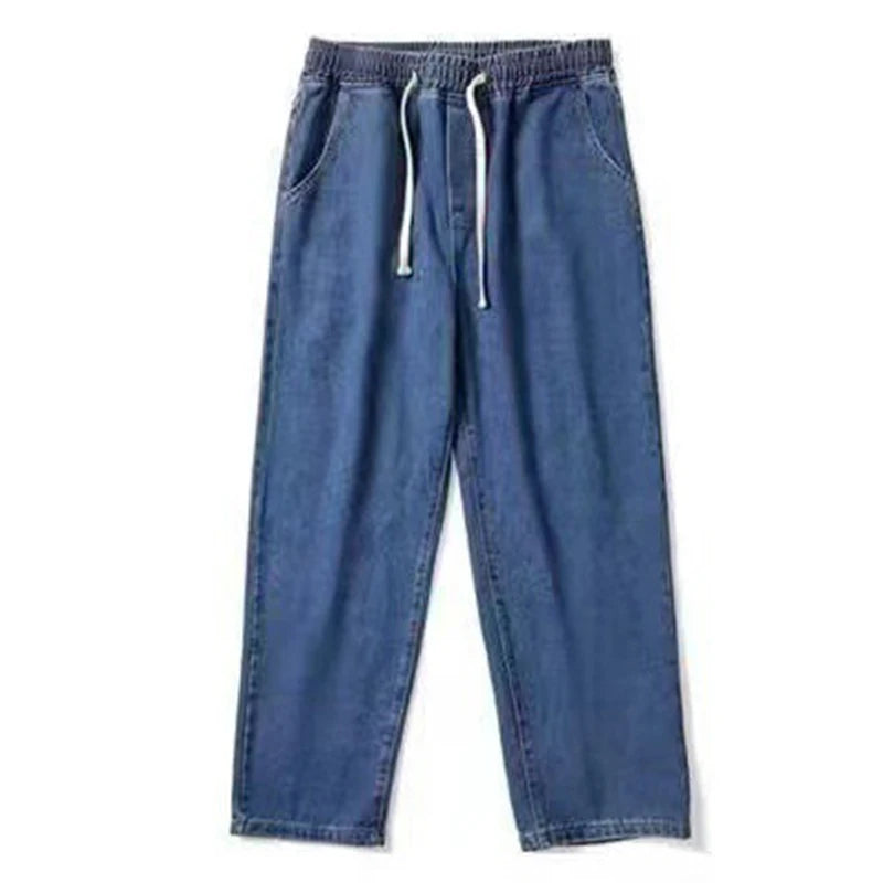 Men’s Vintage Loose Fit Cargo Denim Jeans