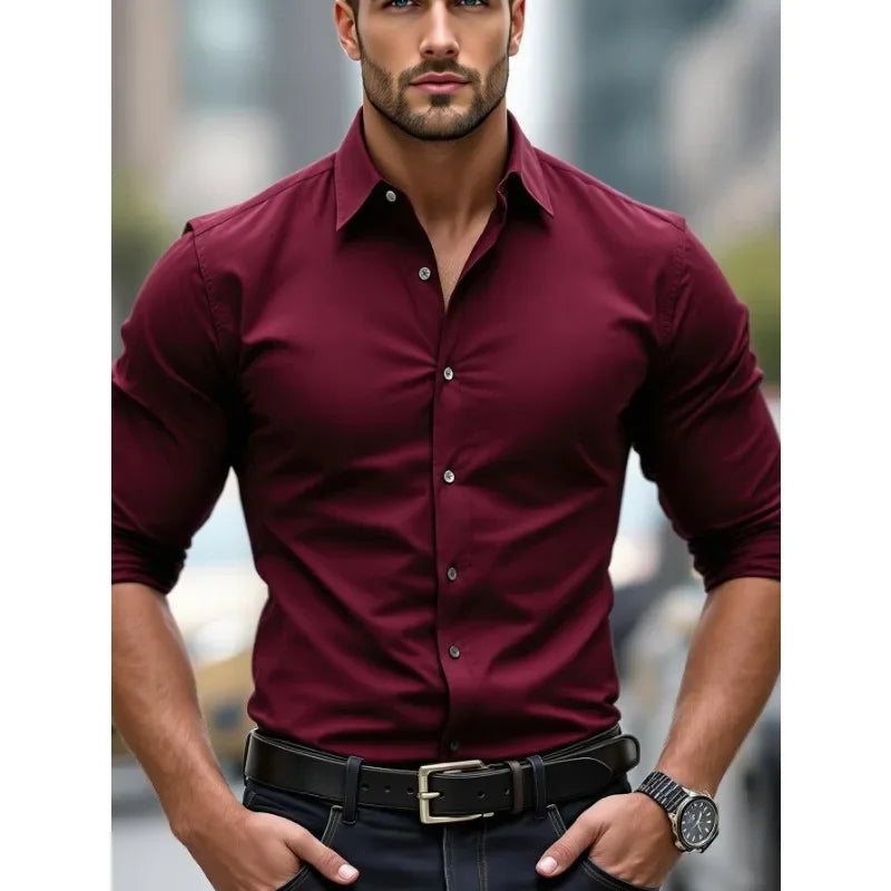 Men’s Smart Casual Long Sleeve Shirt
