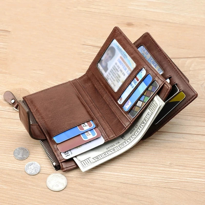 Luxury Leather RFID Men’s Wallet