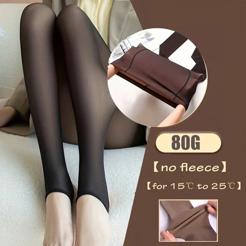 300g Warm Fleece-Lined Tights for Women