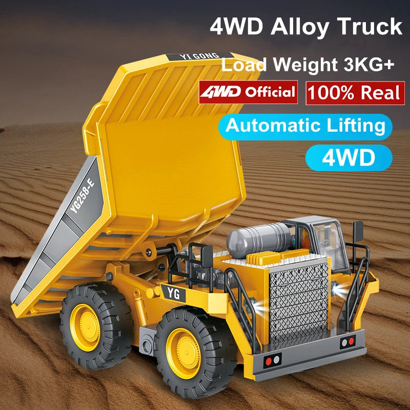 TitanX 4WD RC Excavator &amp; Dump Truck