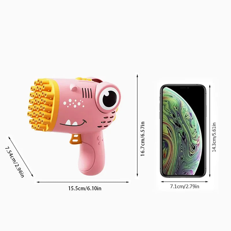 Handheld Dinosaur Bubble Machine
