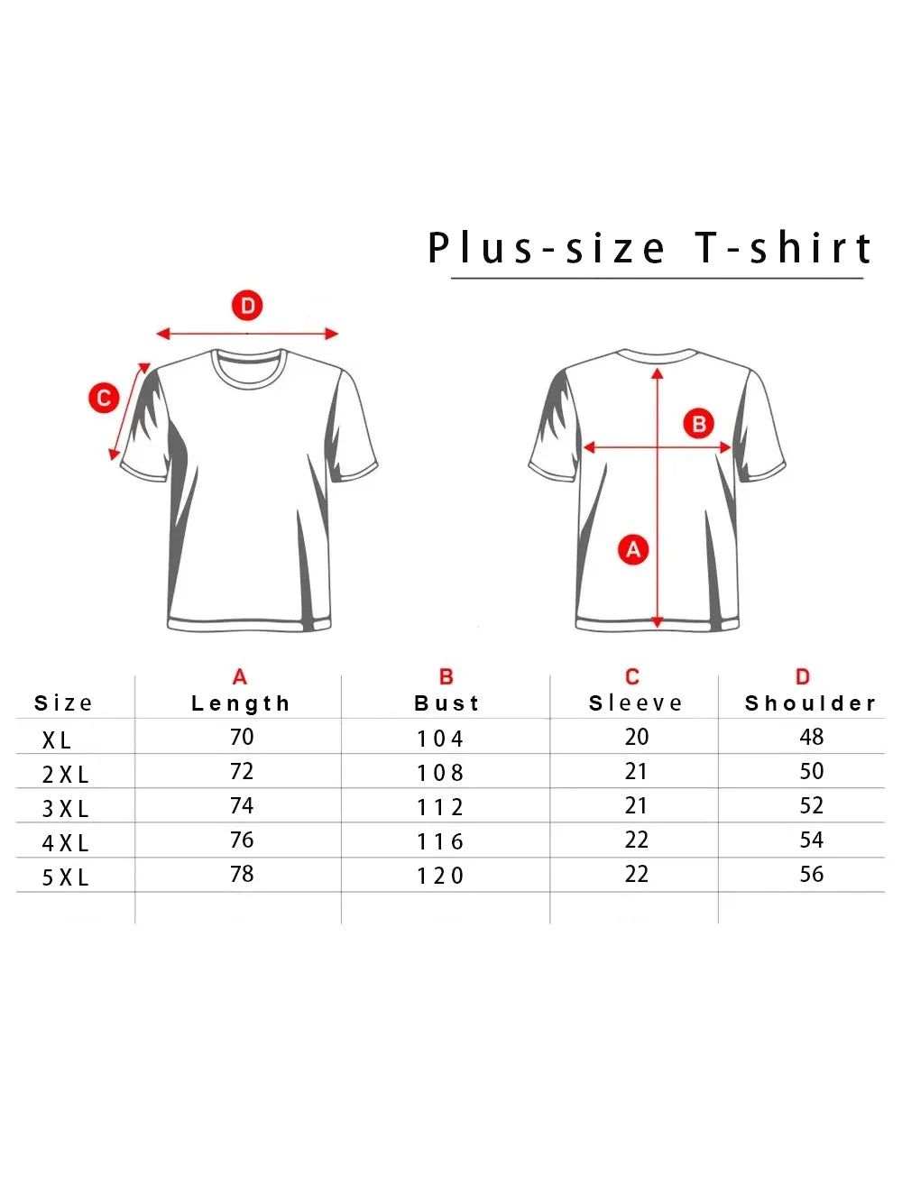 Plus-Size Printed Cotton T-Shirts for Women